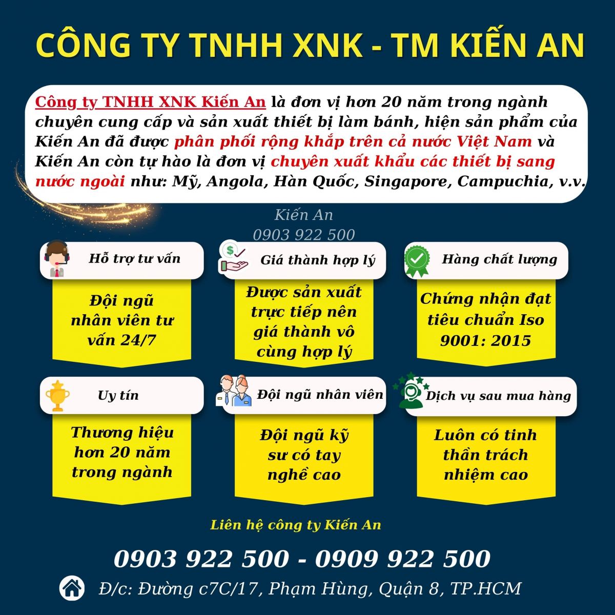 Kiến An - đối tác tin cậy của bạn