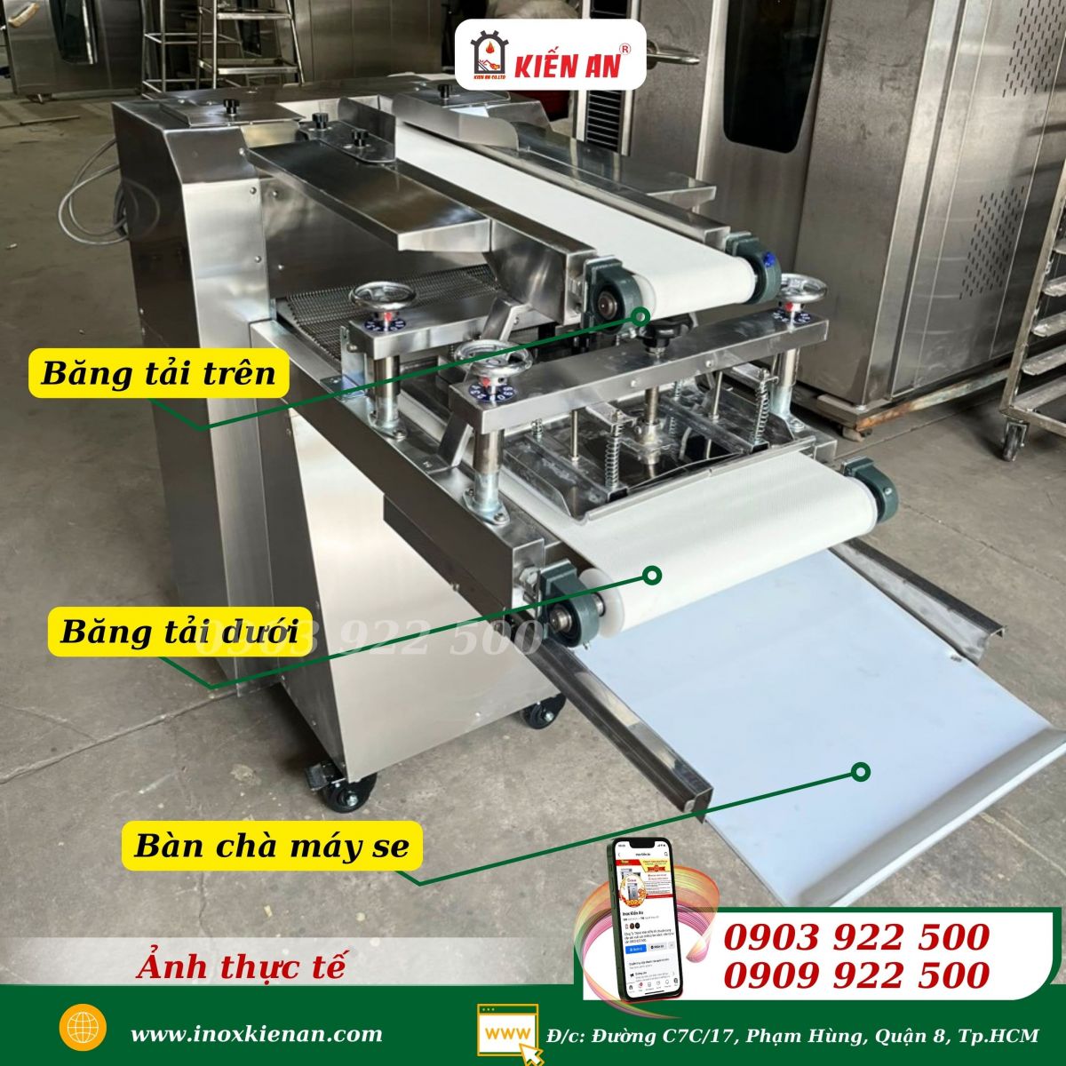 Cấu tạo của một chiếc máy se 2 băng tải năng suất vượt trội