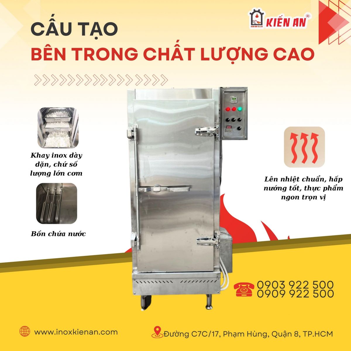 Cấu tạo lớp bên trong của tủ