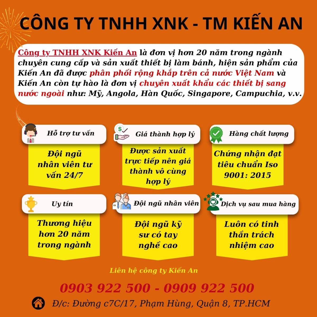 chính sách tại công ty Kiến An