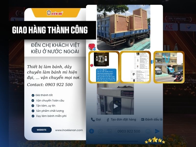 Giao hàng thành công đến khách Đài Loan