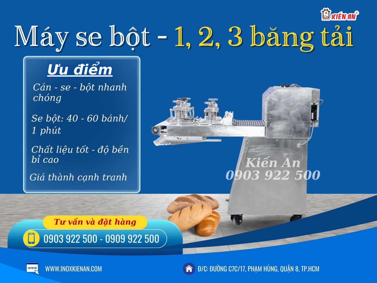 Gợi ý bạn địa chỉ cung cấp máy se bột bánh mì uy tín, chất lượng hàng đầu