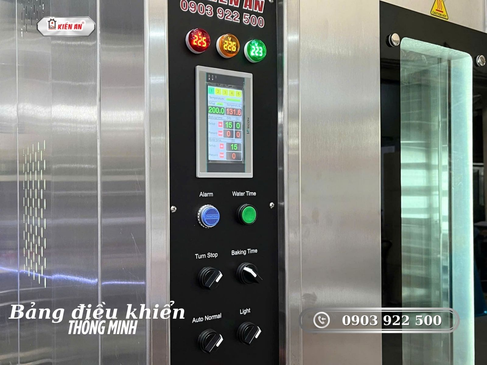 Hình ảnh thực tế của lò nướng bánh trung thu tại xưởng Kiến An