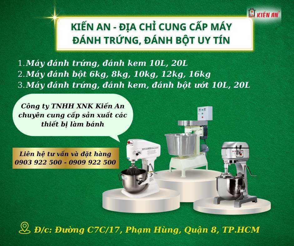 Kiến an - địa chỉ cung cấp máy đánh trứng uy tín, chất lượng