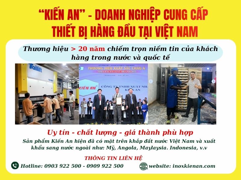 Kiến an - địa chỉ sản xuất lò nướng nổi tiếng lâu năm tại việt nam
