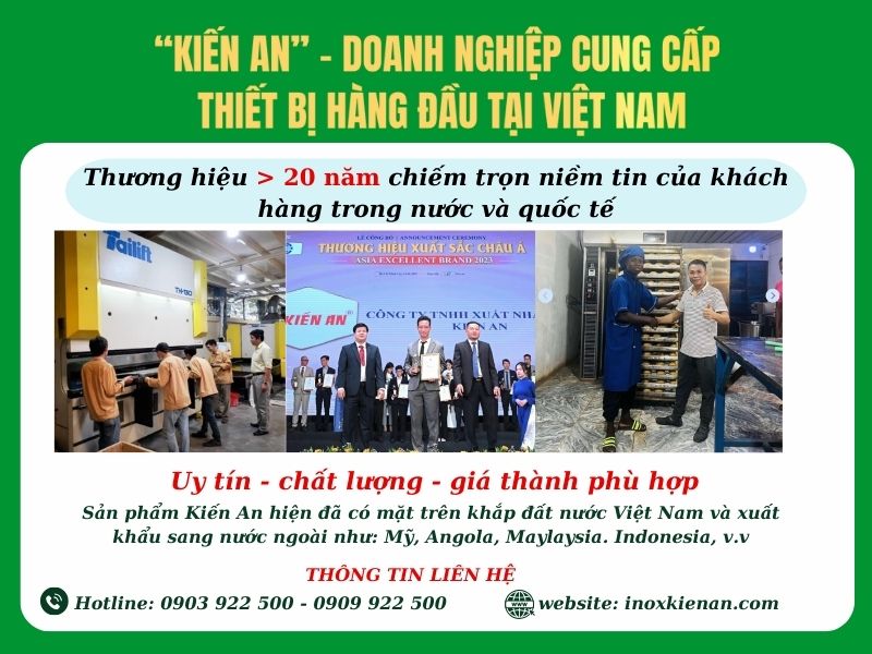 Kiến an - địa chỉ sản xuất lò nướng bánh mì giá rẻ uy tín hàng đầu