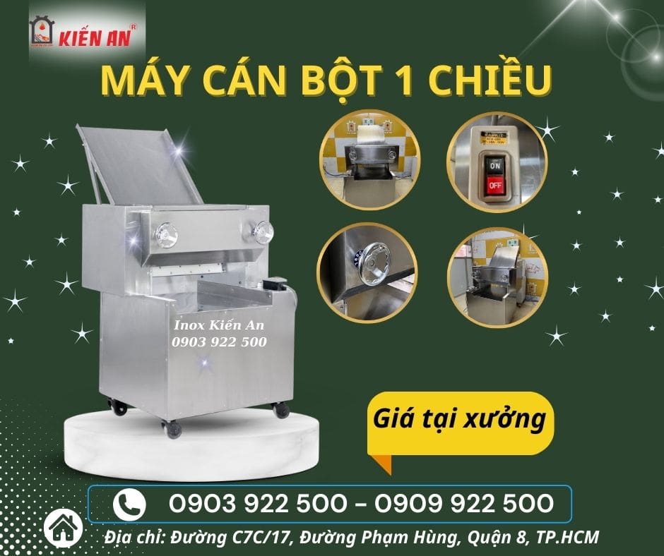 Máy cán bột 1 chiều