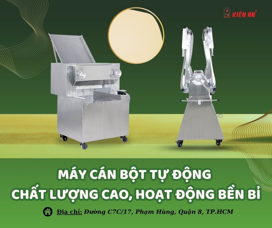 Máy Cán Bột Tự Động: Chất Lượng Cao, Hoạt Động Bền Bỉ