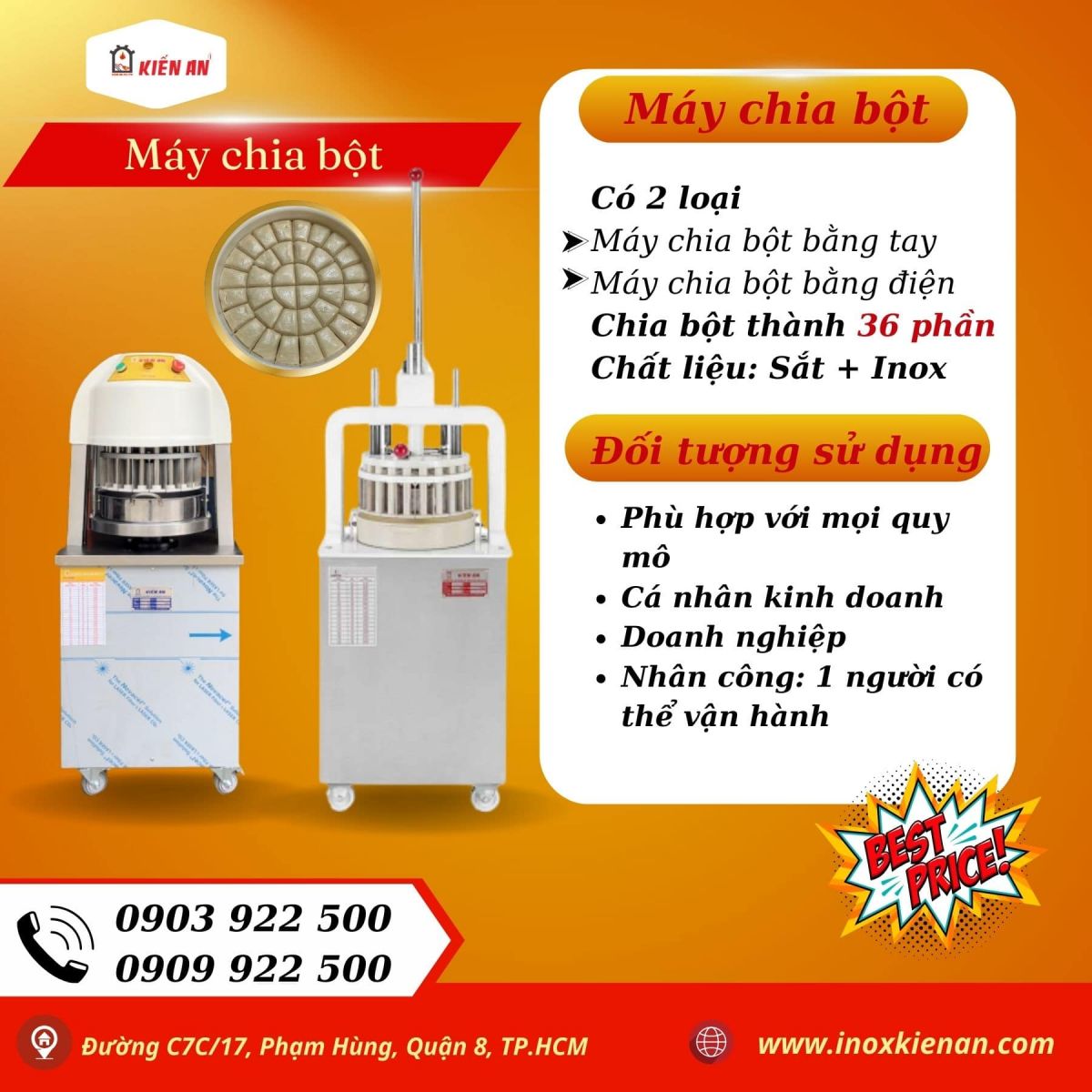 Máy chia bột