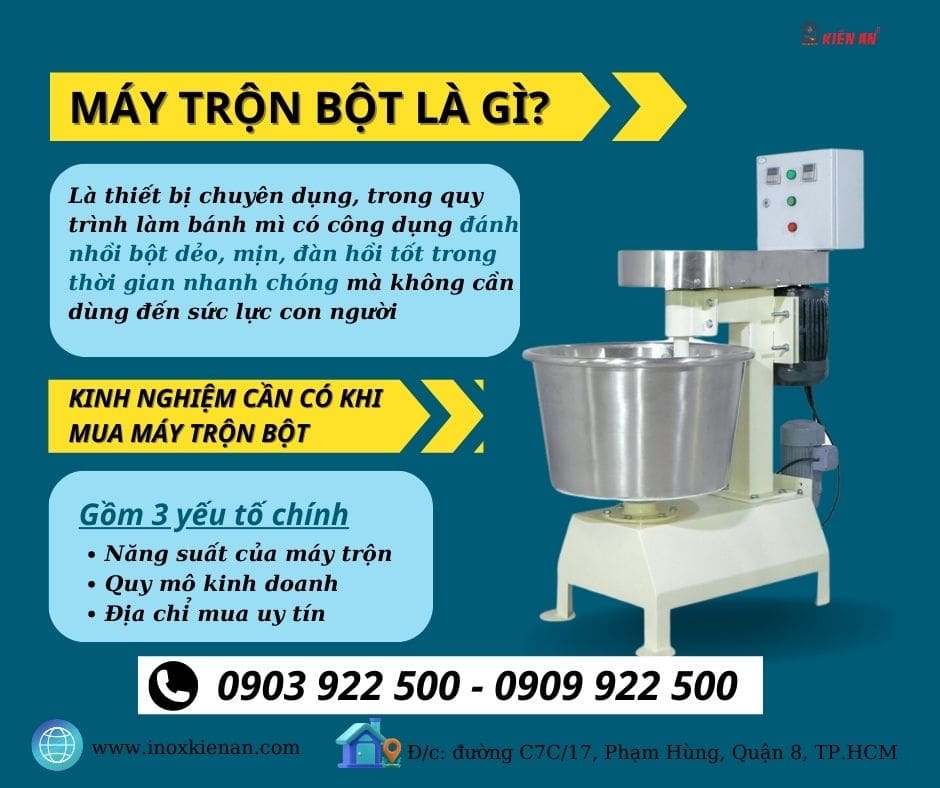 Máy trộn bột là gì?Những kinh nghiệm mua máy trộn bột cần có