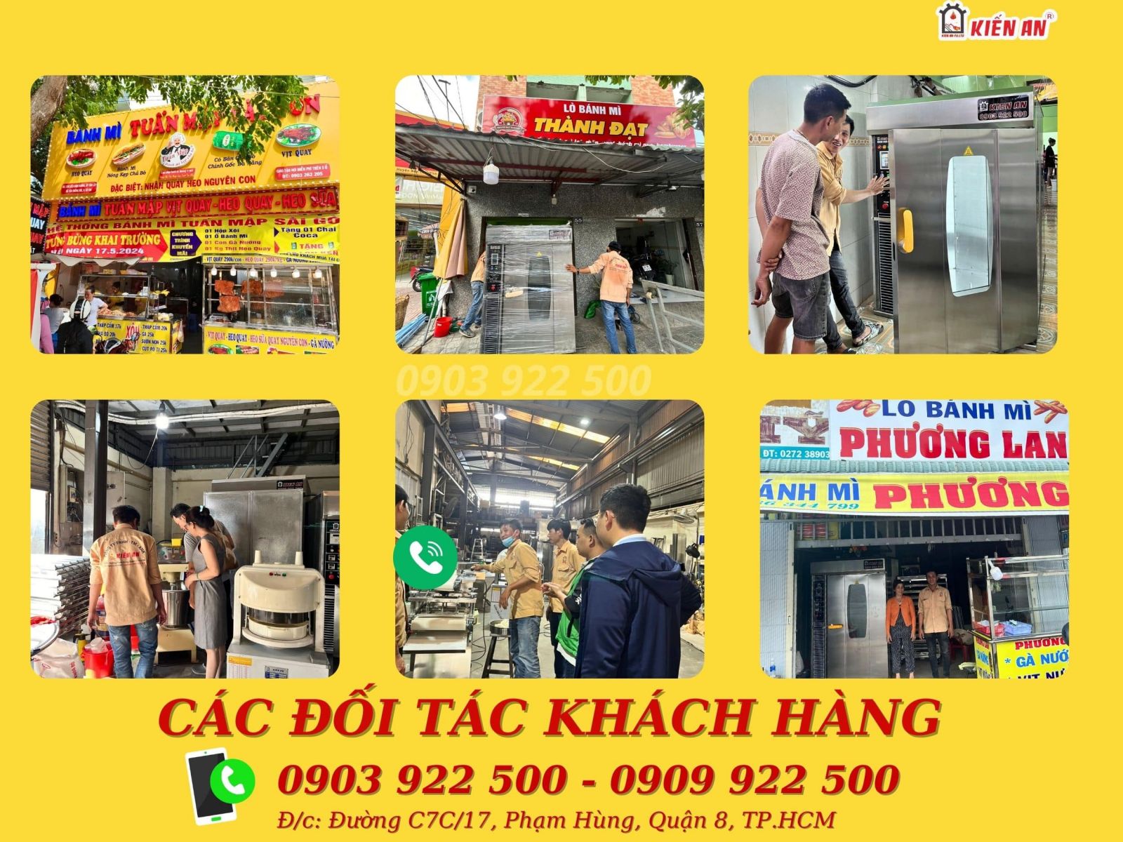 Những đối tác đồng hành cùng công ty Kiến An
