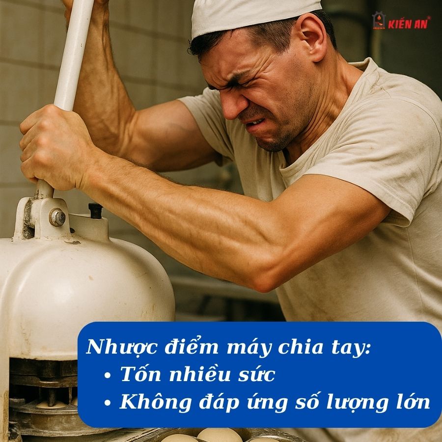 Nhược điểm của máy chia bột Kiến An