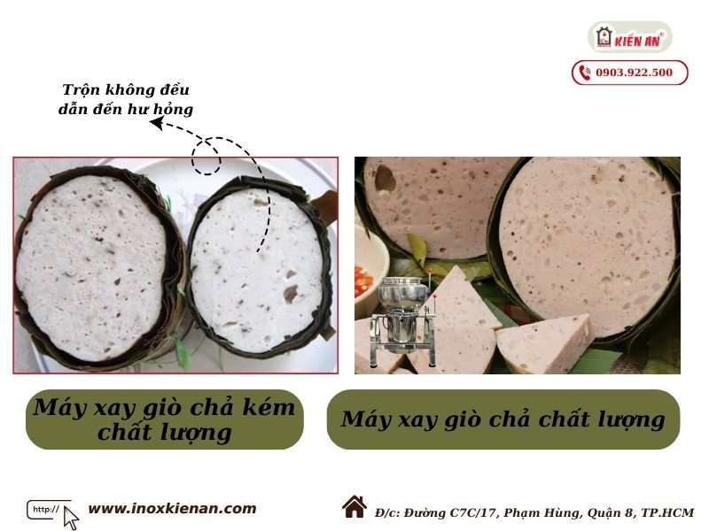 Tại sao bạn nên lựa chọn máy xay giò chả chất lượng?