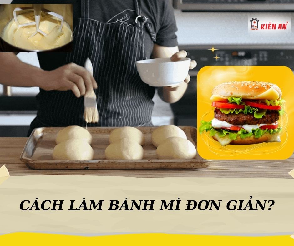 Thứ nhất, cách làm bánh mì hình tròn hambuger