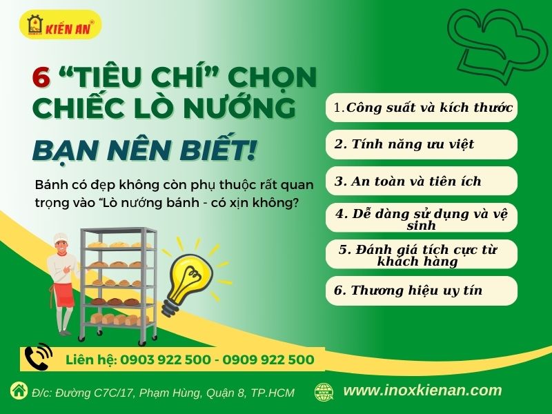 Tiêu chí chọn chiếc lò nướng bánh mì giá rẻ, tốt gồm những gì?