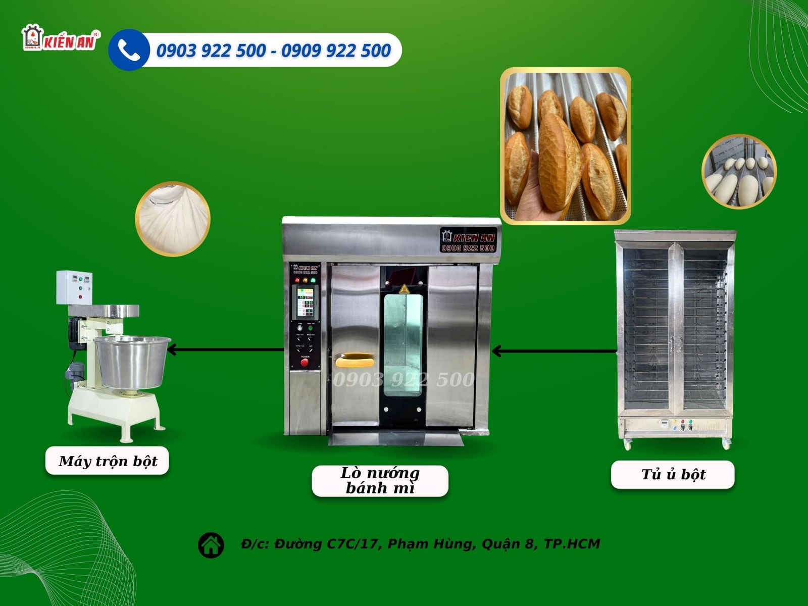 Trọn bộ dây chuyền làm bánh lạt cơ bản