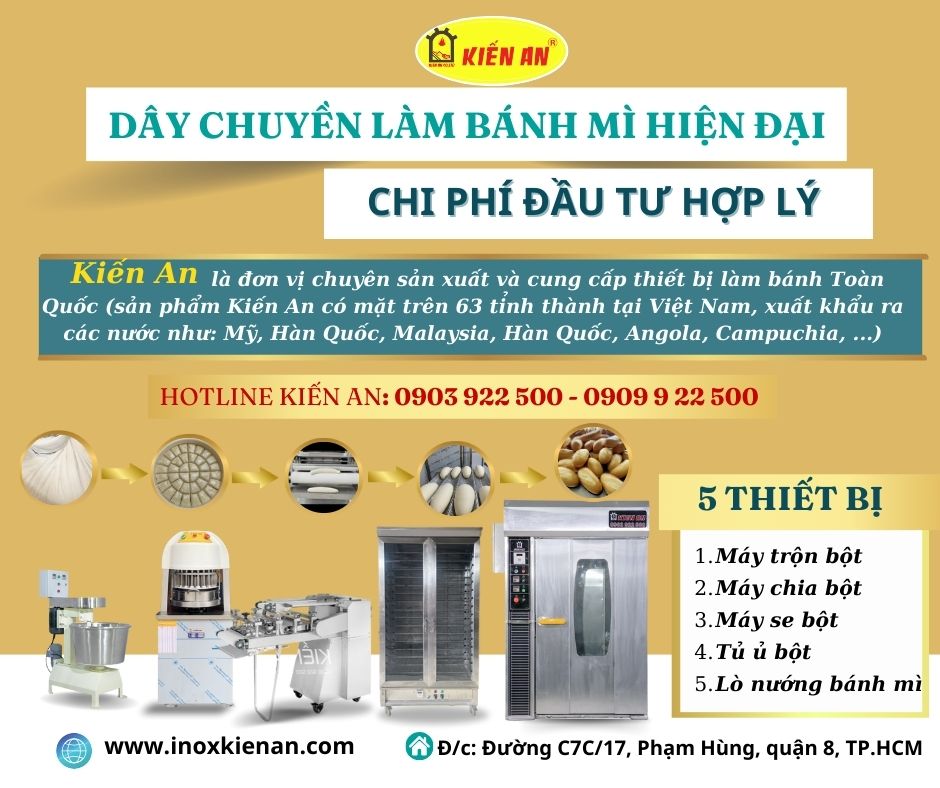 Trọn bộ dây chuyền hiện đại nhất hiện nay