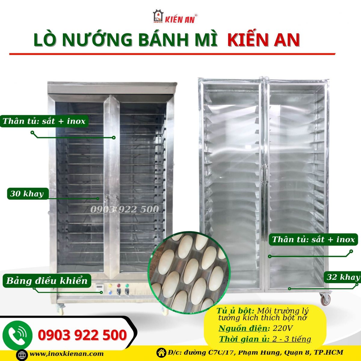 Tủ ủ bột - Ủ bột nhanh chóng, nở phồng, không ngại thời tiết trời