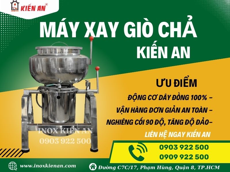 Vì sao bạn nên đầu tư máy xay giò chả