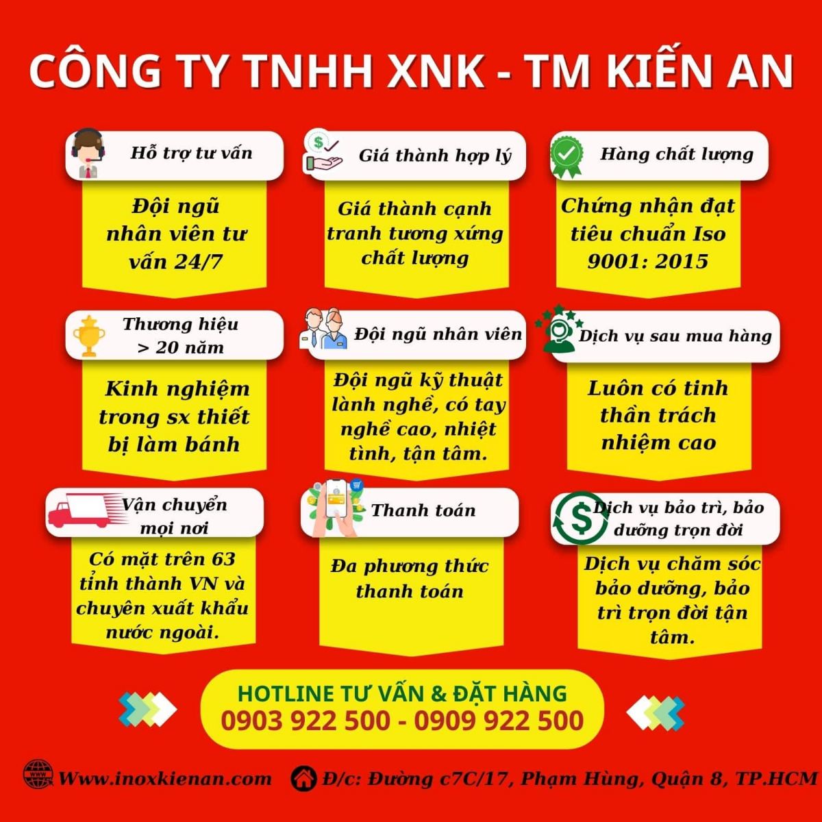 Vì sao lò nướng Kiến An luôn được nhiều khách hàng trong và ngoài nước lựa chọn