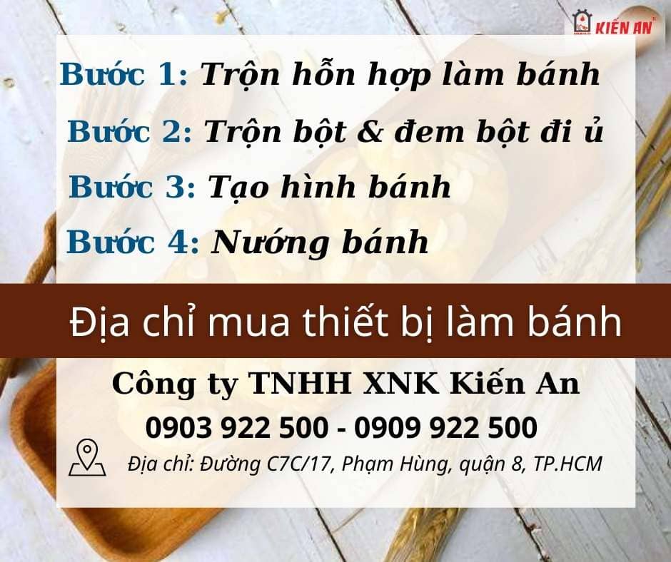 Cách làm bánh mì hoa cúc với 4 bước
