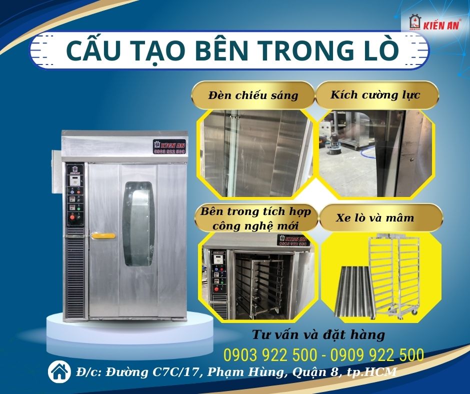  Cấu tạo bên trong lò nướng Kiến An