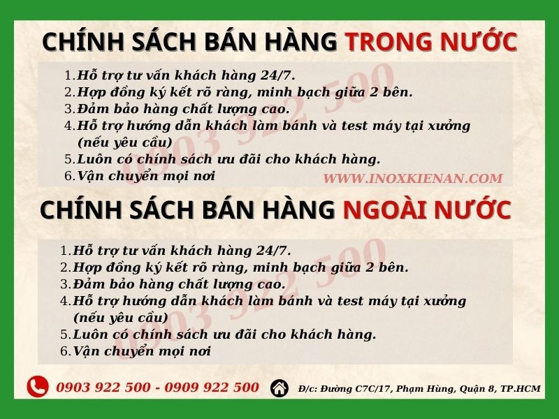 Chính sách sản phẩm tại Kiến An