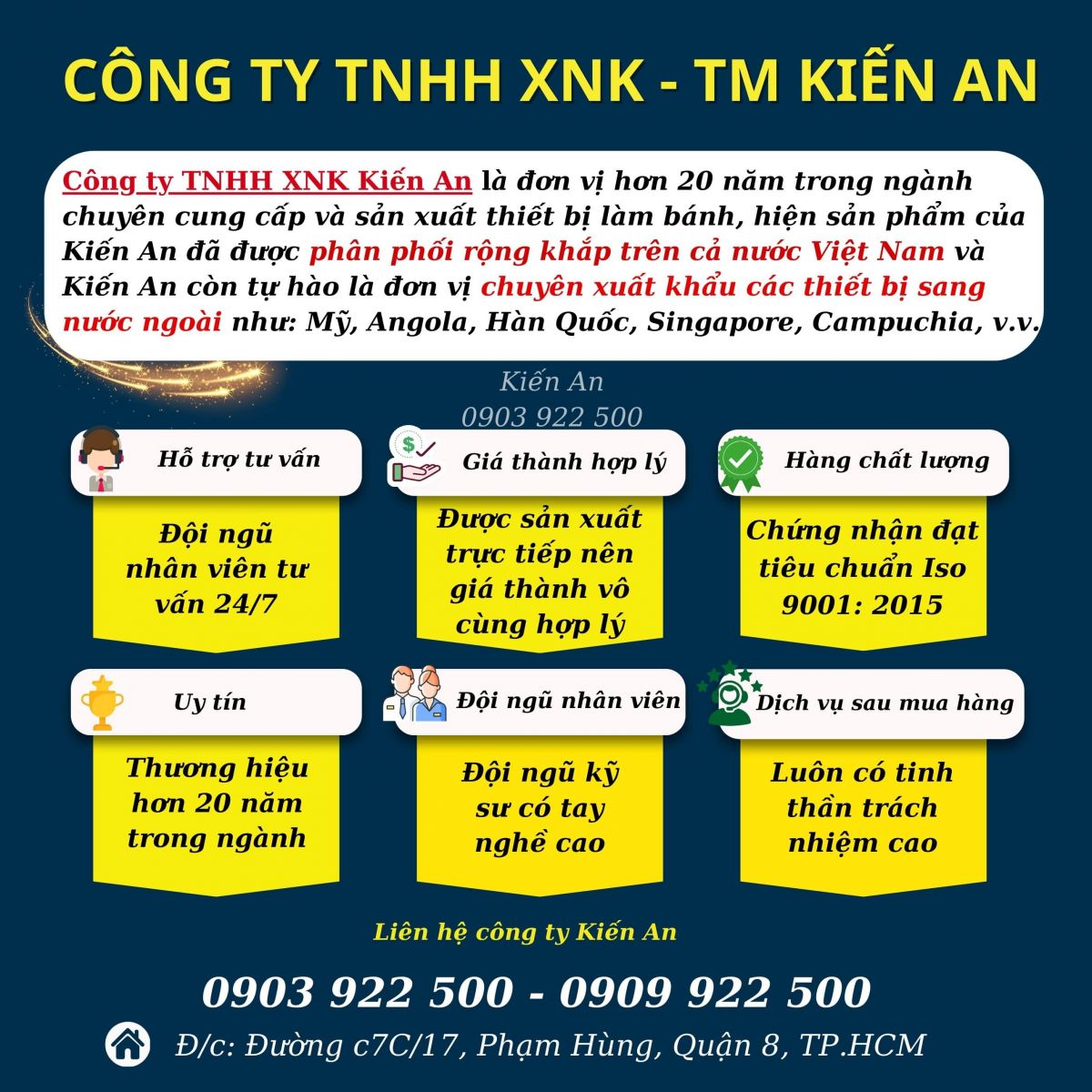 Chính sách sản phẩm của công ty Kiến An
