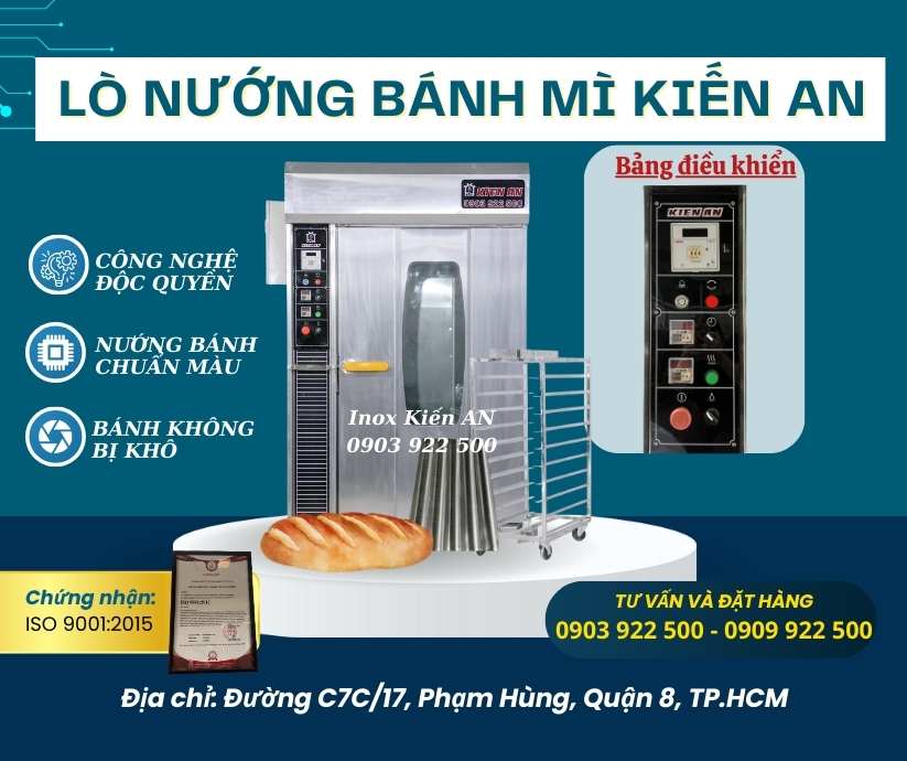 Công dụng của lò bánh mì xoay