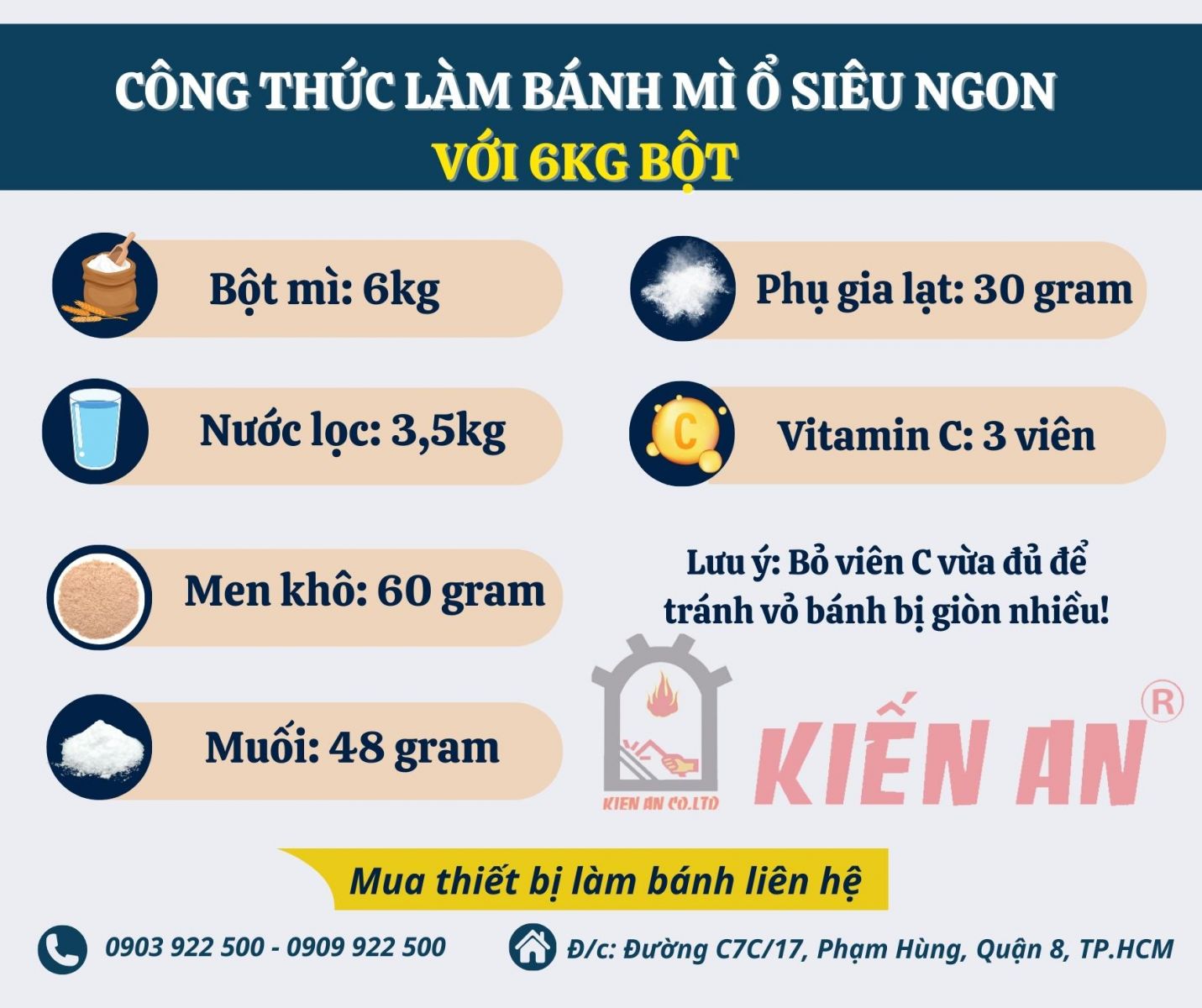 Công thức làm bánh mì ổ siêu ngon