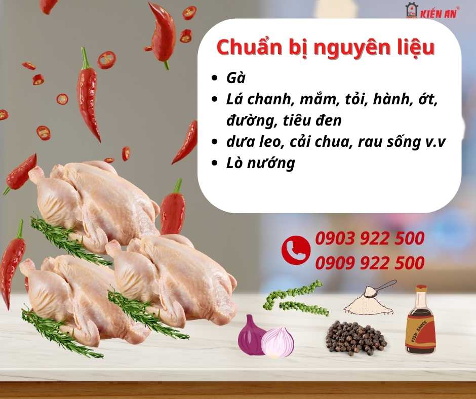 ĐẦU TIÊN CHUẨN BỊ NGUYÊN LIỆU NƯỚNG