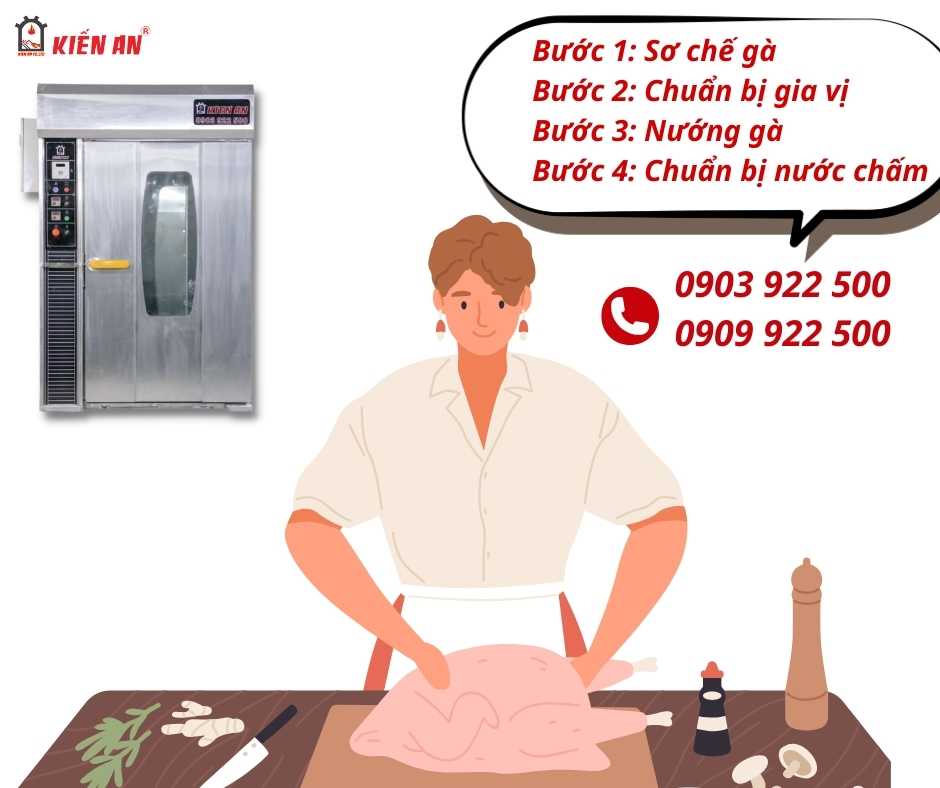 HƯỚNG DẪN CÁCH SƠ CHẾ VÀ NƯỚNG BẰNG LÒ NƯỚNG GÀ CÔNG NGHIỆP