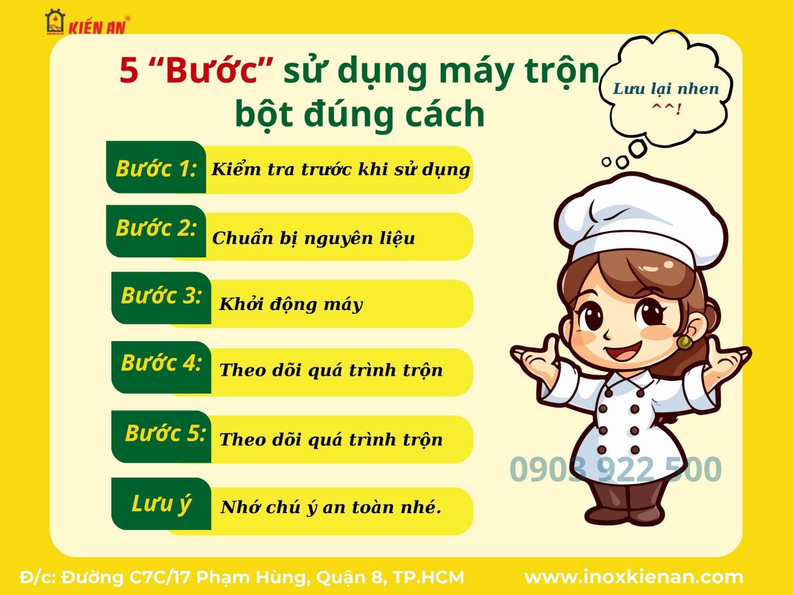 Hướng dẫn sử dụng máy trộn bột đơn giản, dễ dàng thực hiện