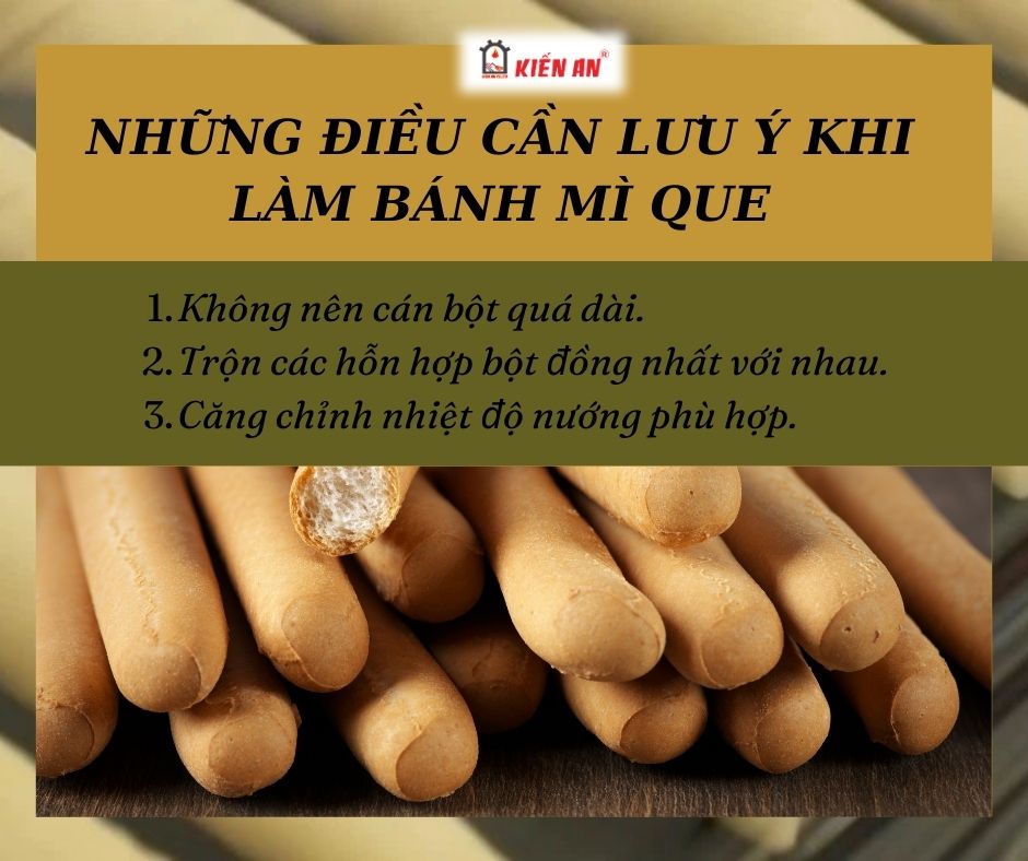KHI LÀM BÁNH MÌ QUE CẦN LƯU Ý NHỮNG VẤN ĐỀ SAU