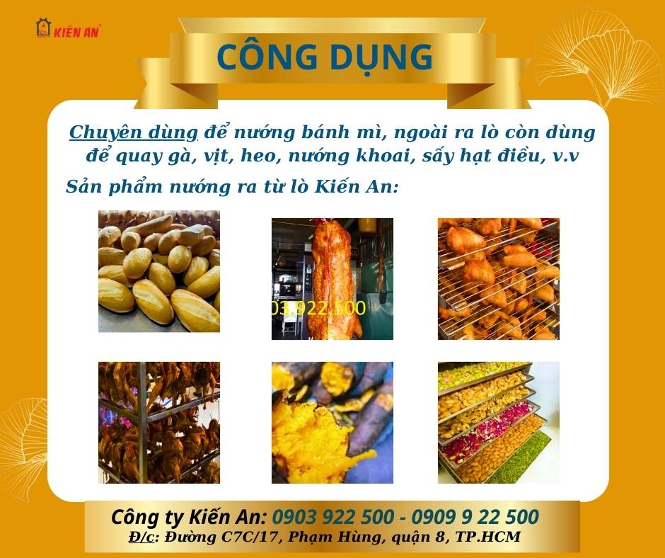 Lò nướng bánh mì 6 khay có công dụng gì?