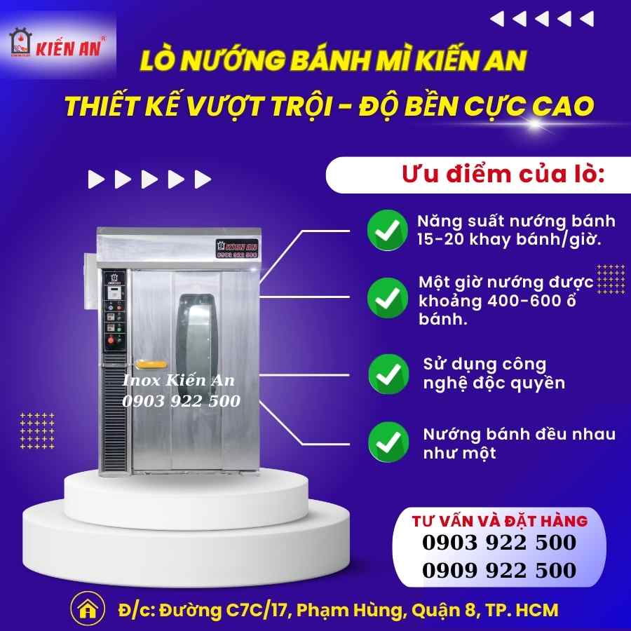 Vì sao lò nướng bánh mì kiến An được nhiều người sử dụng?
