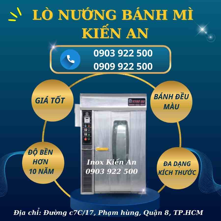 Lò nướng bánh mì xoay Kiến An