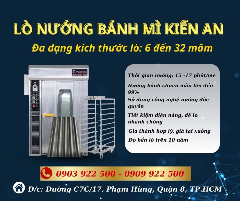 lò nướng Kiến An chiếc lò nướng đa năng
