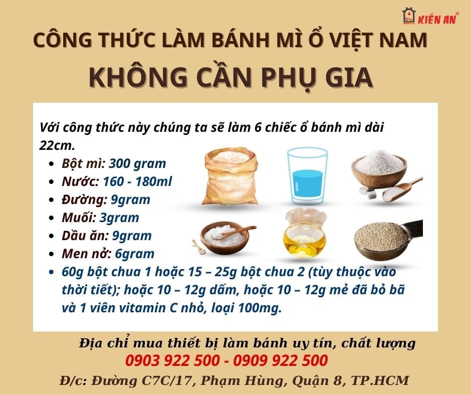 Mách bạn 3 công thức làm bánh mì không cần phụ gia