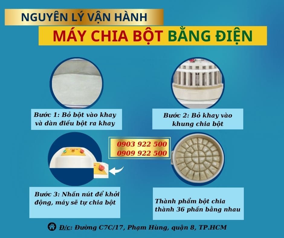 máy chia bột tự động