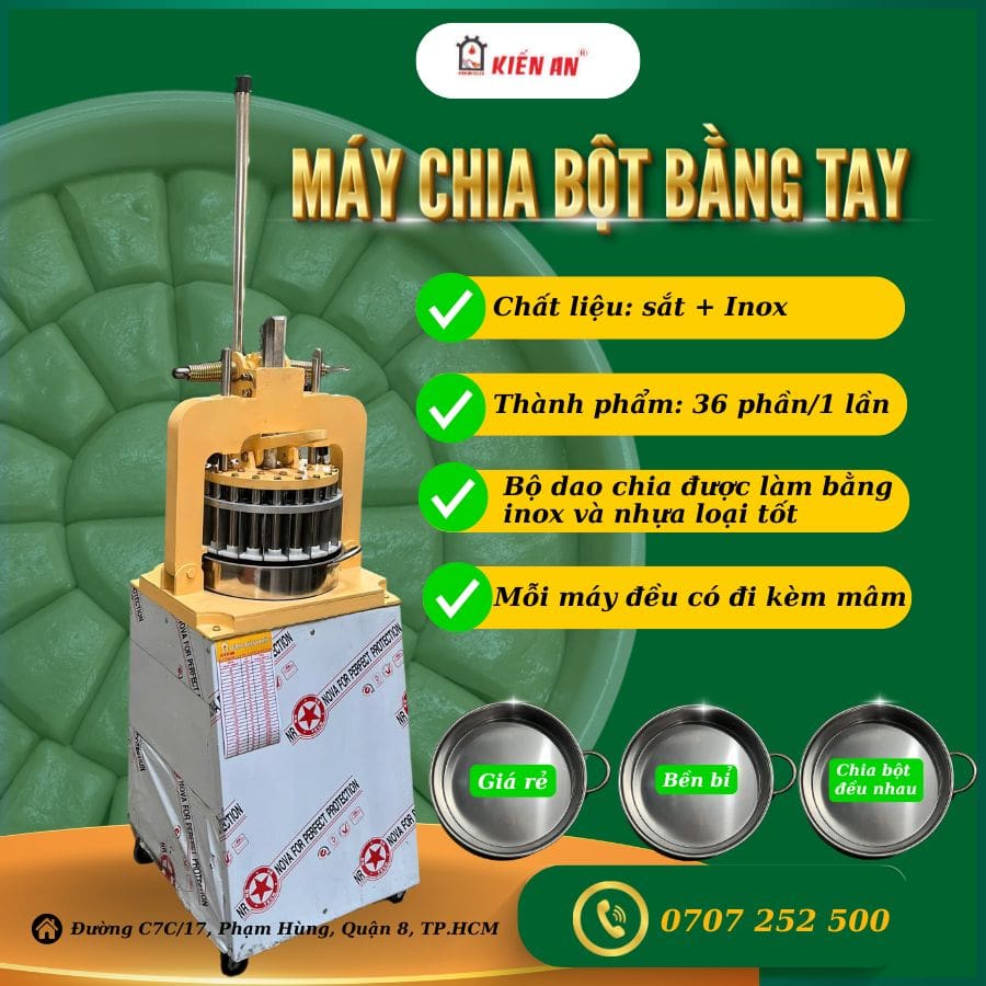 Những ưu điểm của máy chia bột bằng tay