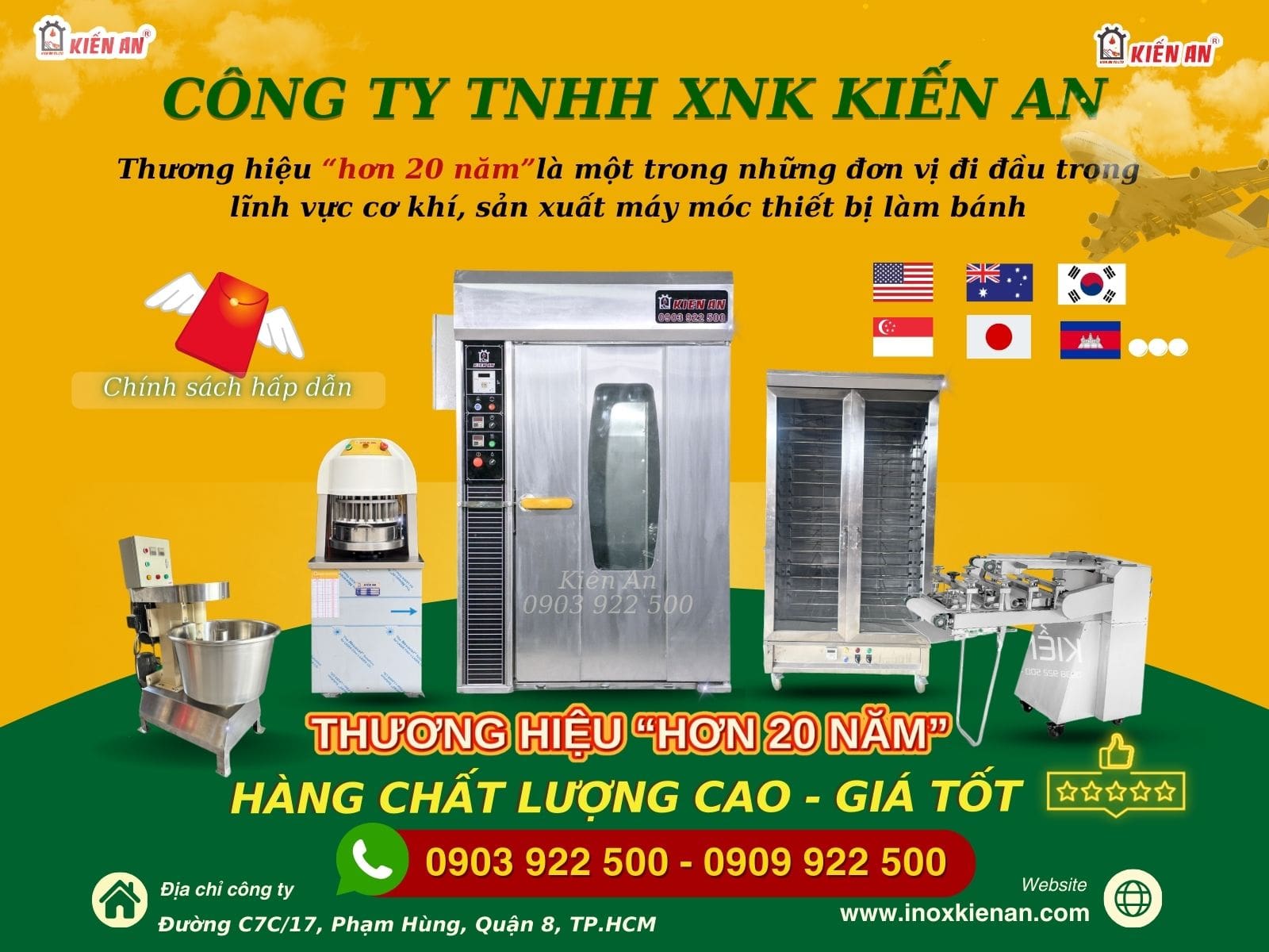 Thông tin liên hệ công ty Kiến An