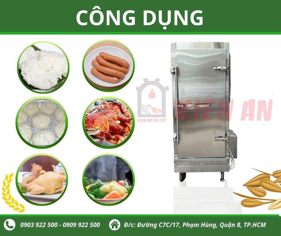Tủ hấp cơm công nghiệp có công dụng như thế nào?